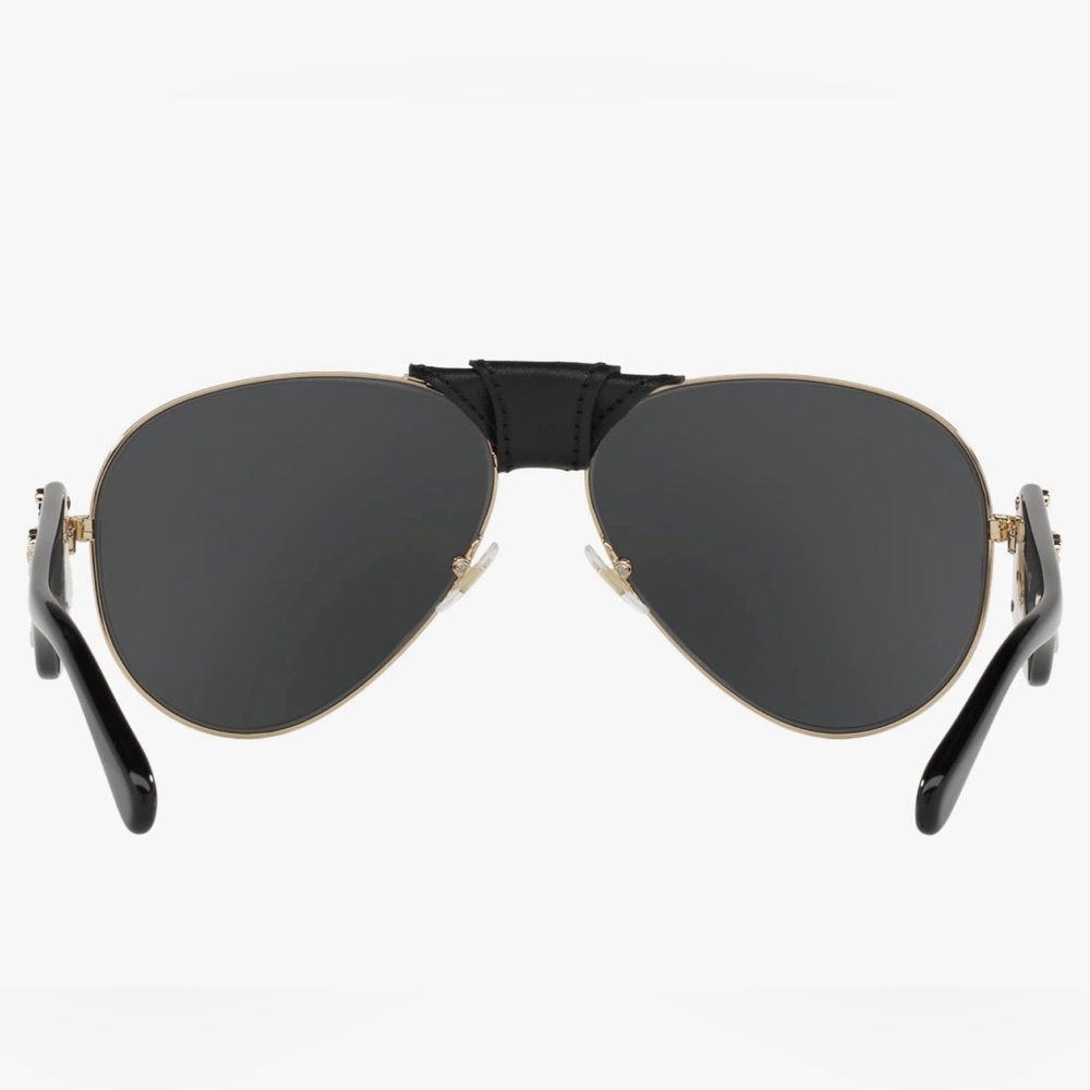 Authentic NWT Versace sunglasses Pilot Unisex 🖤🖤🖤🖤💛💛💛💛 - Picture 5 of 13